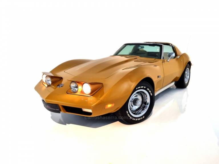 CHEVROLET - CORVETTE - 1973/1973 - Laranja - Sob Consulta