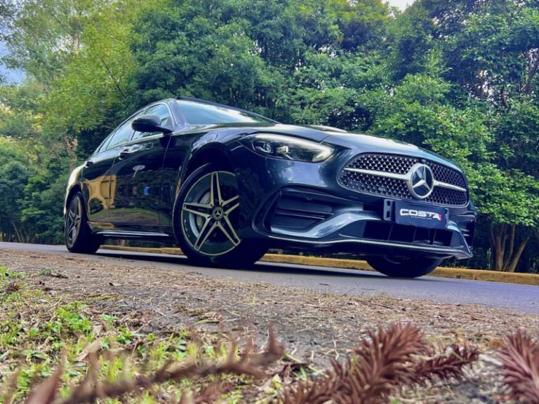 MERCEDES-BENZ - C 200 - 2022/2022 - Cinza - R$ 289.000,00