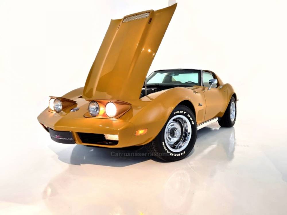 CHEVROLET - CORVETTE - 1973/1973 - Laranja - Sob Consulta