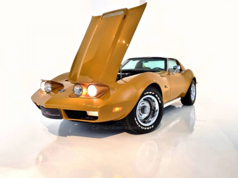 CHEVROLET - CORVETTE - 1973/1973 - Laranja - Sob Consulta
