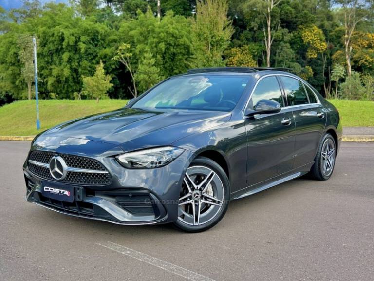 MERCEDES-BENZ - C 200 - 2022/2022 - Cinza - R$ 289.000,00