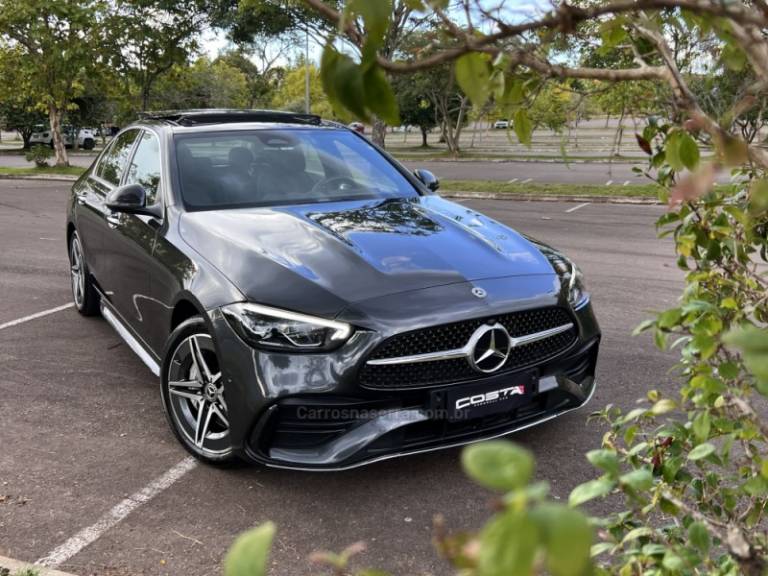 MERCEDES-BENZ - C 200 - 2022/2022 - Cinza - R$ 289.000,00