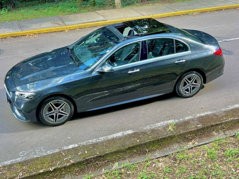 MERCEDES-BENZ - C 200 - 2022/2022 - Cinza - R$ 289.000,00
